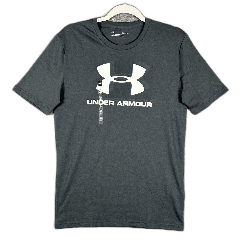 Under Armour NWT Sportstyle Logo Short Sleeve T-Shirt Size SM Gray